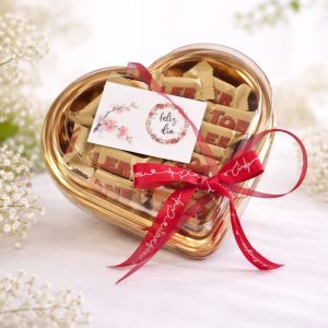 Corazón chocolates