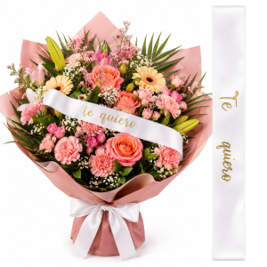 Cinta personalizada para ramos "Te quiero"